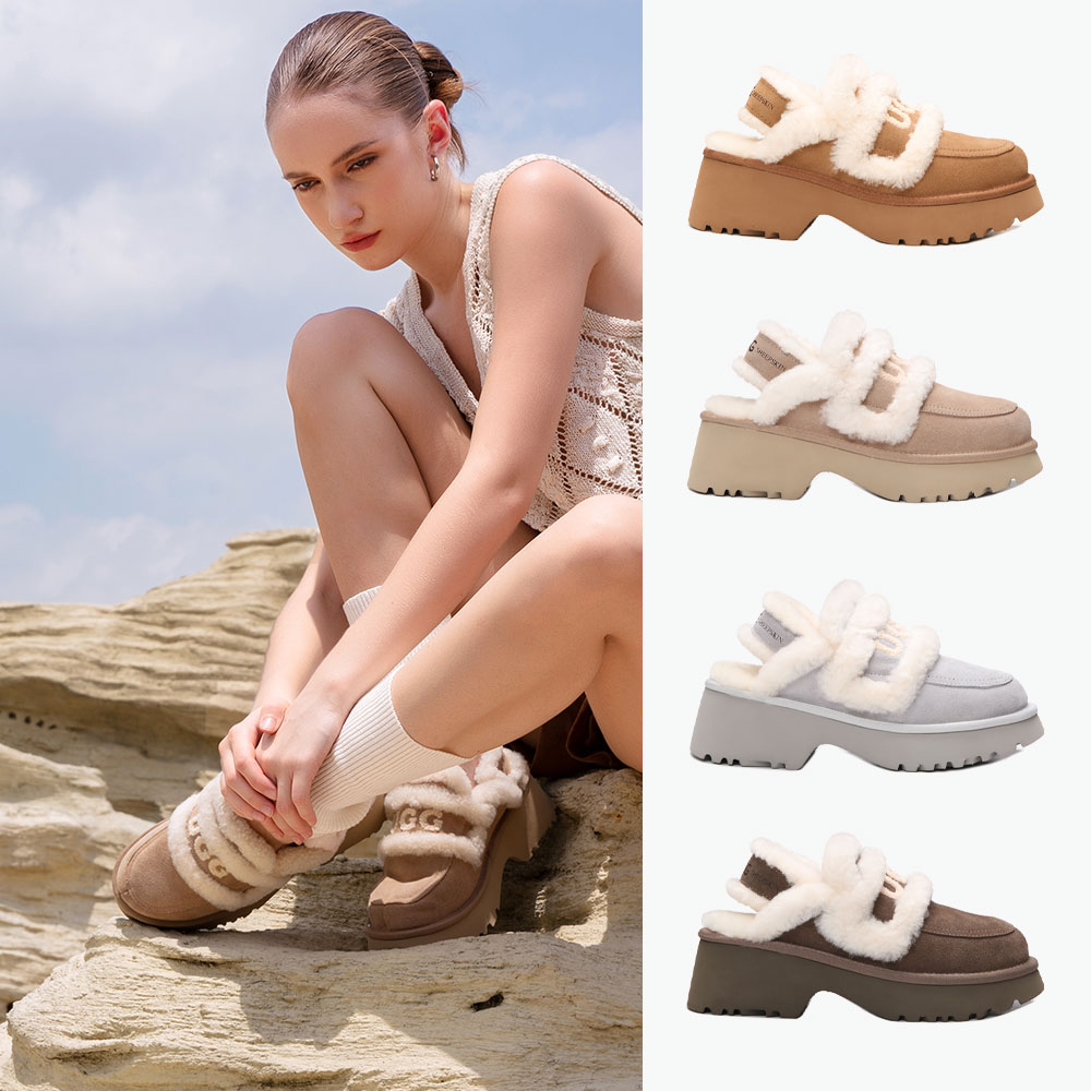 [무료배송] 호주정품 디케이 발렌시아 플랫폼 뮬 밴딩 탈부착 슬리퍼 (굽 5m) DK UGG DK189