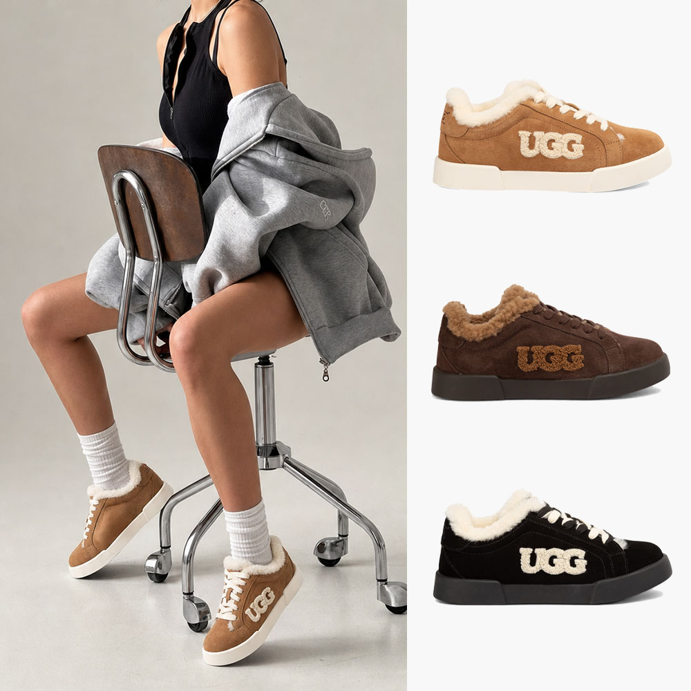 [무료배송] 호주정품 오즈웨어 사라 시어링 스니커즈 (굽2.5cm) OZWEAR UGG OB1075